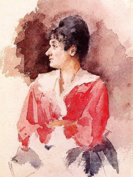 イタリア人女性の母親のプロフィール メアリー・カサット Oil Paintings